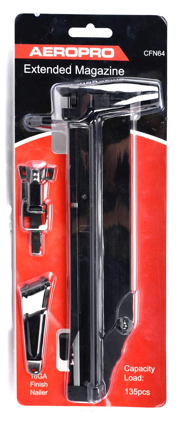 AeroPro CFN64 Extended Magazine for Hitachi NT65M2(S) 16-Gauge Finish Nailer w/ 135pcs Nail Capacity