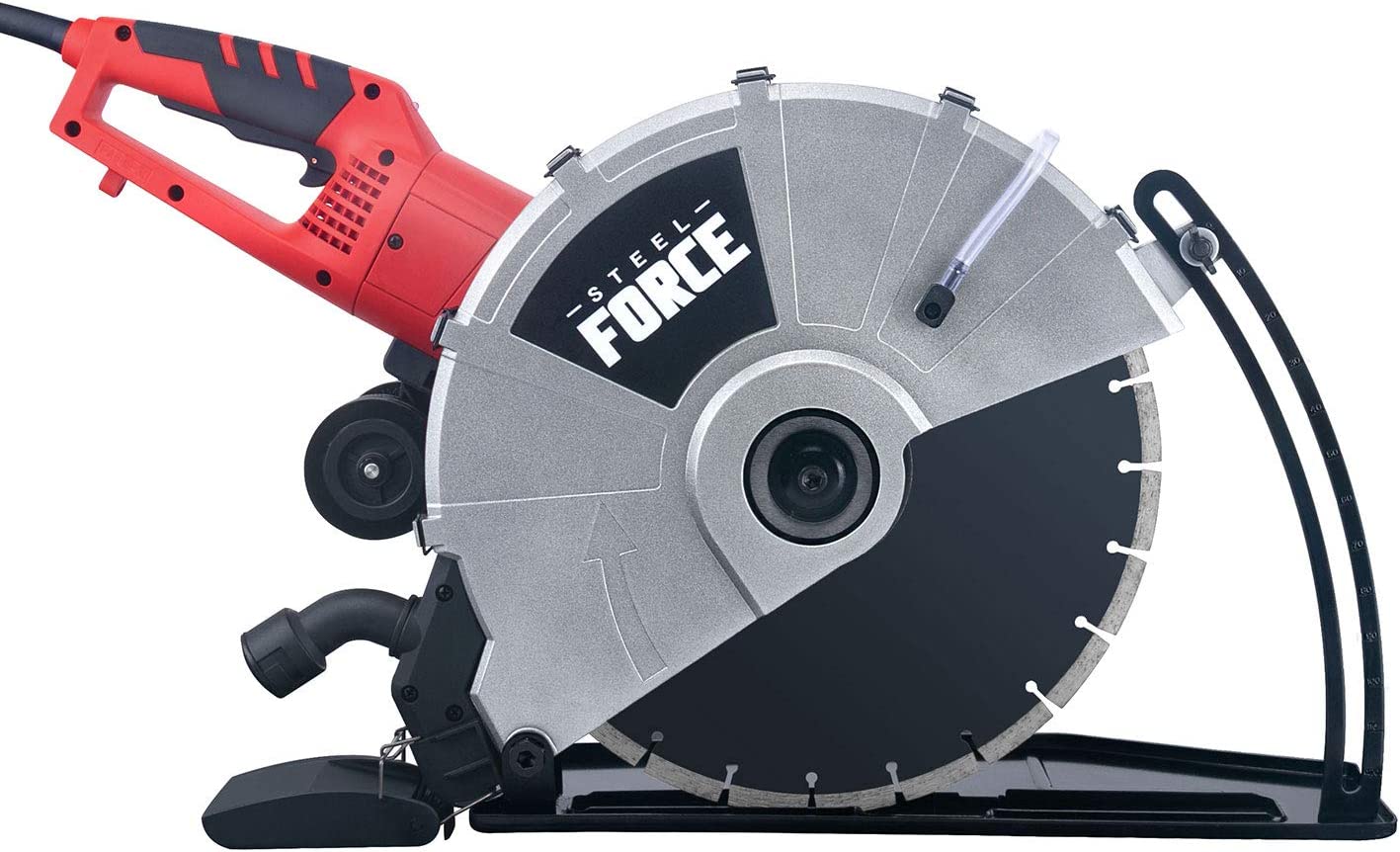 Steel Force PC355B Portable 14" 2600W Electric Corded Circular Concrete Saw (With Blade)
