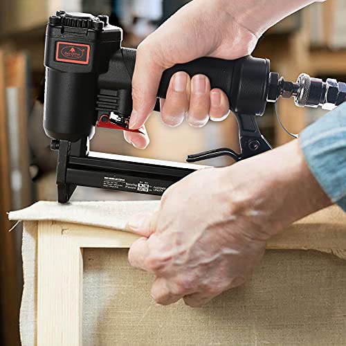 AEROPRO Tools T50J 20 Gauge and 7116A 22 Gauge Air Stapler for Furniture Cabinet and Upholstery