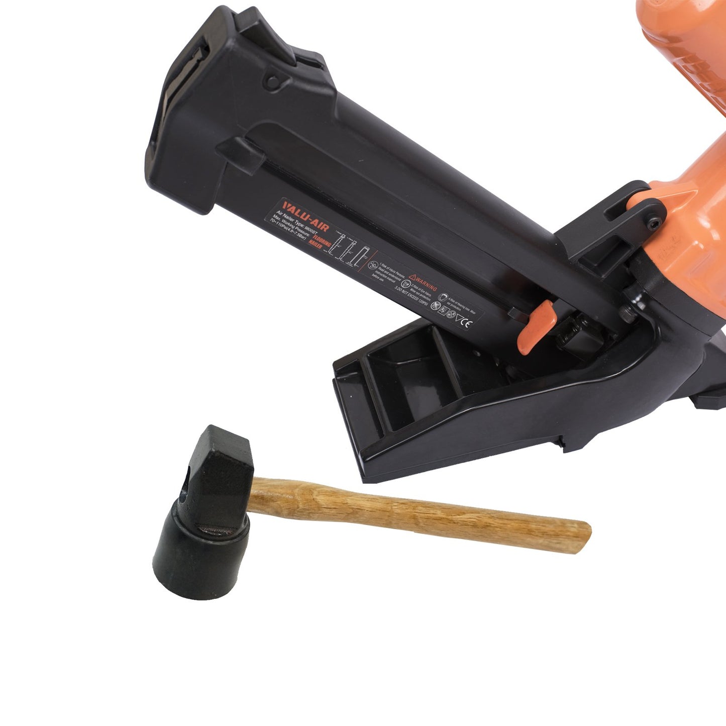 Valu-Air 9800RC 3-in-1 Flooring Cleat Nailer and Stapler for 16-Gauge T & L Cleats and 15.5-Gauge Flooring Staples from 1-1/2” to 2”