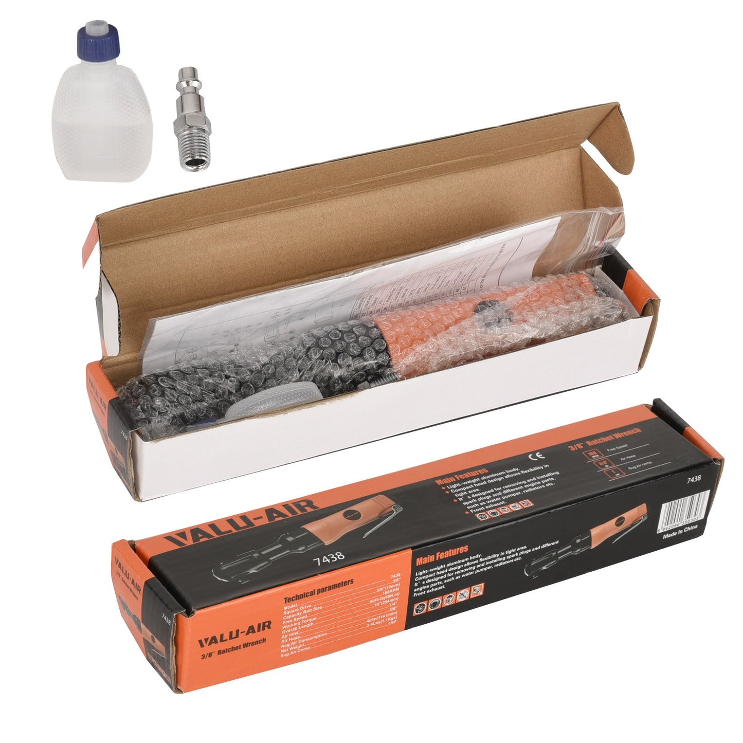 Valu-Air 7412 3/8-Inch Air Ratchet Wrench