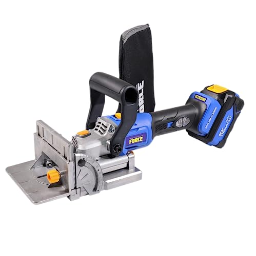 Steel Force BJ184 brushless cordless biscuit plate joiner with battery and charger